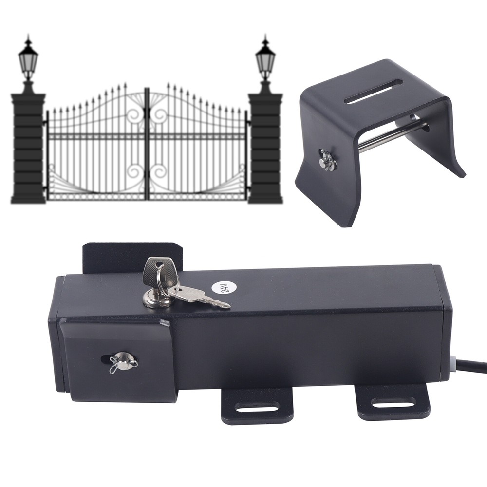 LM149 Electric Lock for Swing Gate Latch Opener System Double &Single Leaf 24VDC
