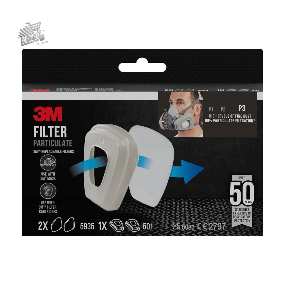 5935 Particulate Filter for P3 Protection for 6000 Series E 6500, 1PR/PK E