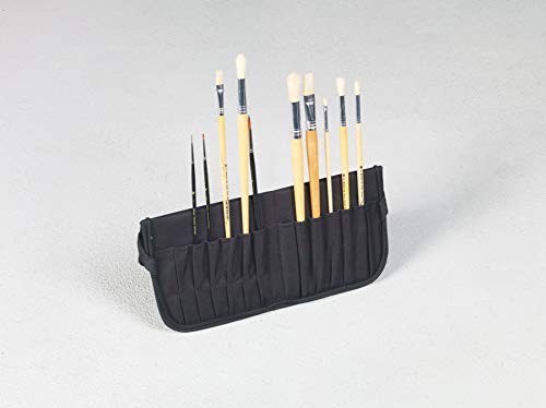 Just Stow-It Easel-Back Brush Case, Black, 1 Each (66-JS1702)