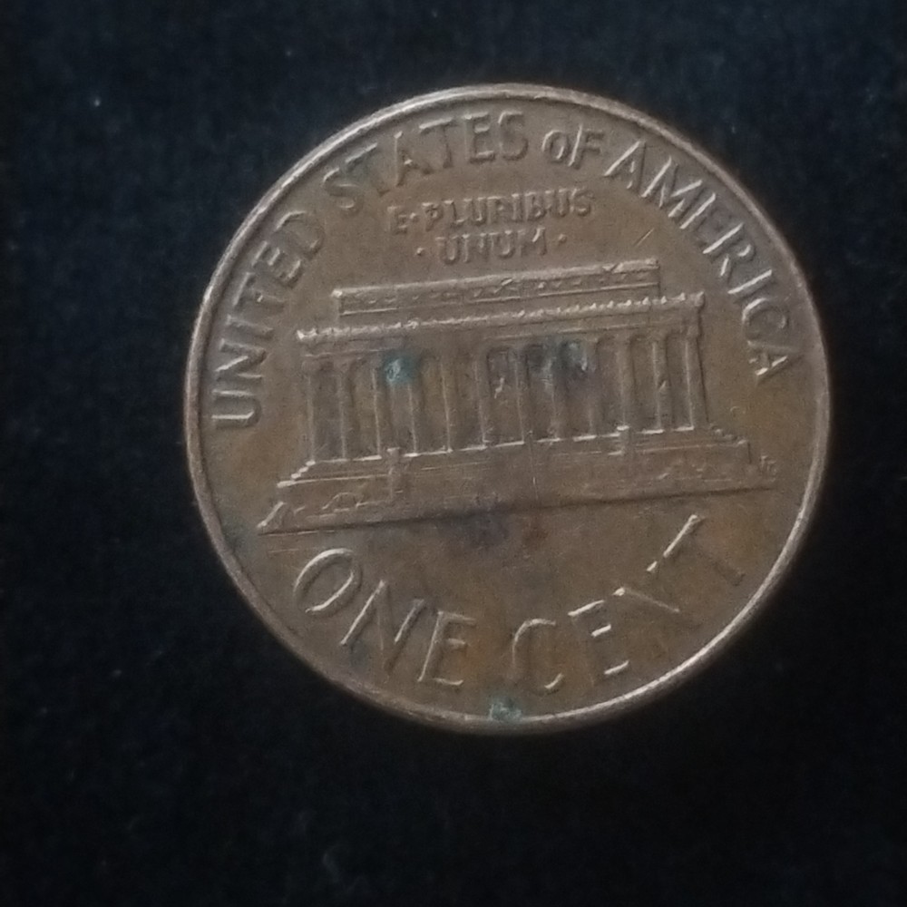 1963 D Penny D/D rpm, L on rim errors