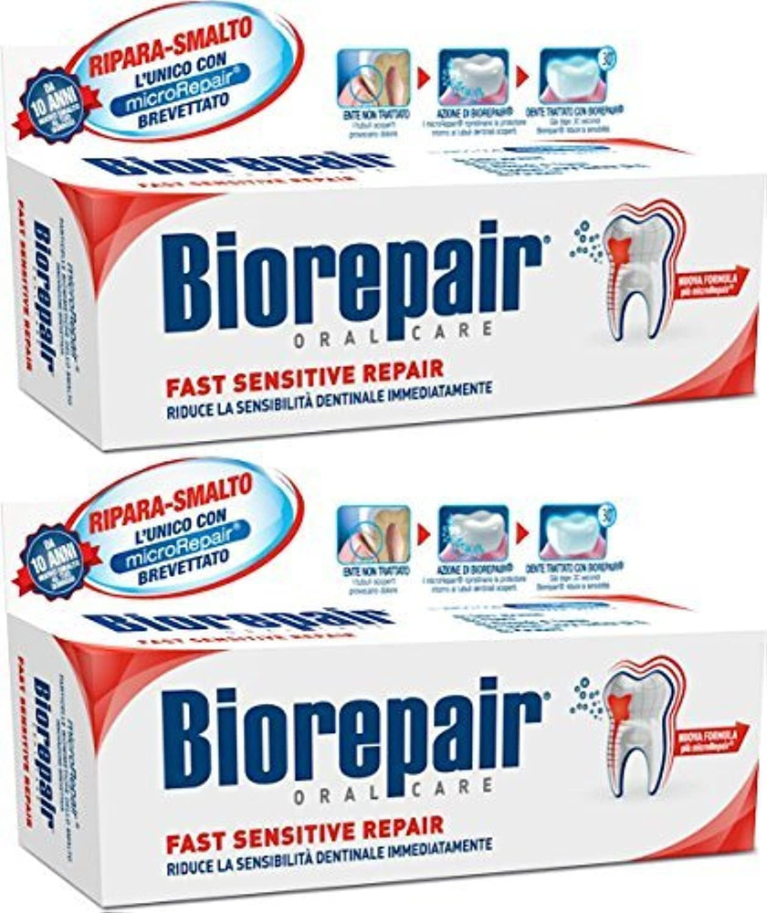 Biorepair: Fast Sensitive Repair Toothpaste with Microrepair, New Formula - 2.5