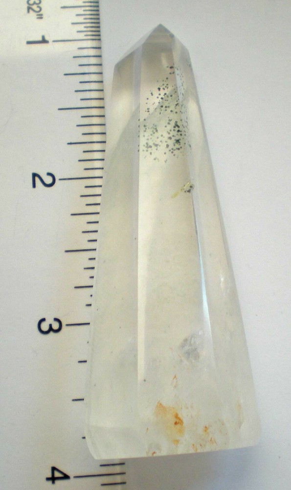 Green Phantom Quartz Polished Crystal Madagascar r910