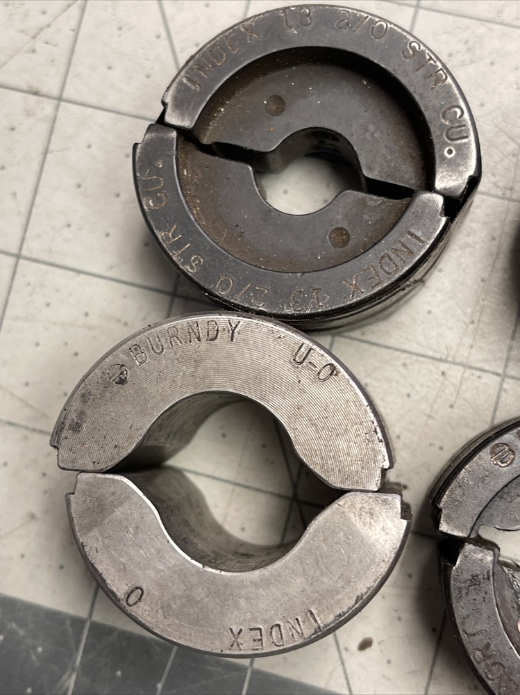 11 Burndy Crimper Dies (1c10