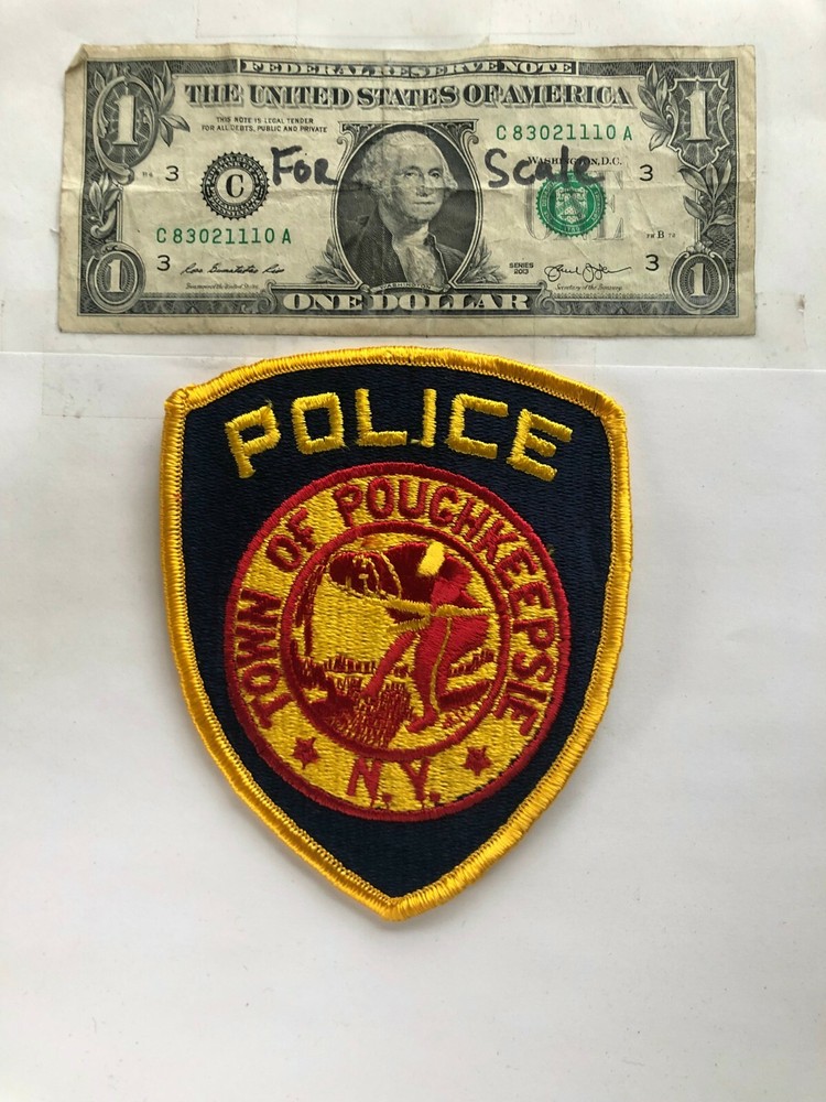 Poughkeepsie New York Police Patch Un-sewn great condition