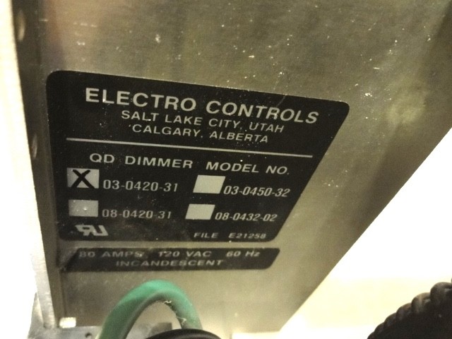 Electro Controls QUAD Dimmer Module, 4x2.4 kw