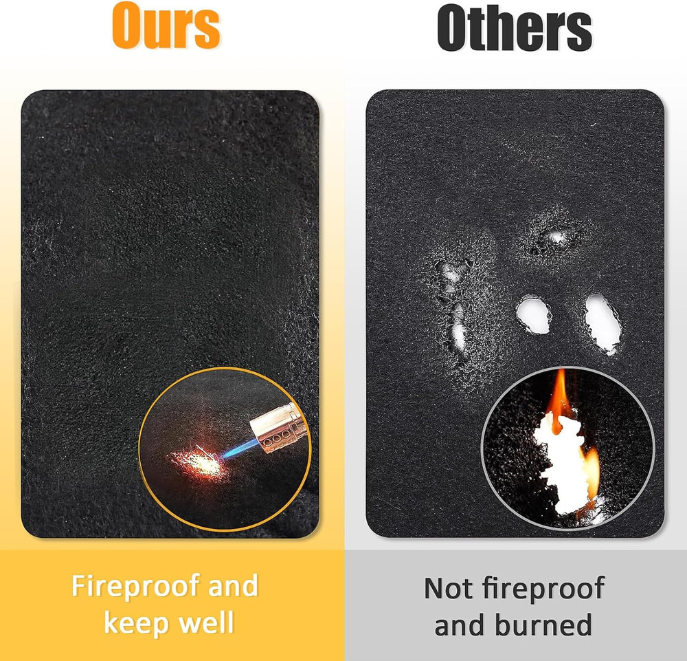 Welding Blanket Fireproof, Opening Shape Welding Mat, Heat Resistant Solder Blan