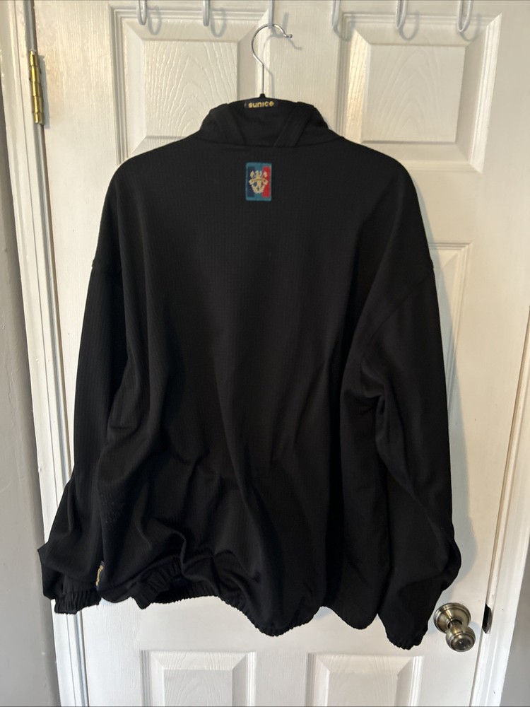 Sunice Golf Men's XXL Vintage Pullover Windbreaker Jacket Black