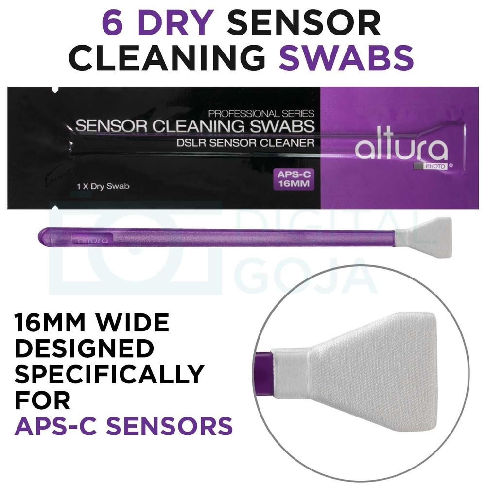 Camera Cleaning Kit Lens & Sensor Cleaner Swabs Pen Blower Brush Hard Case