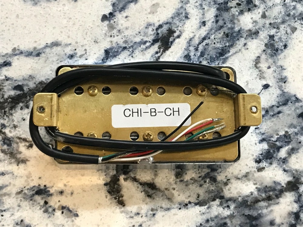 RAILHAMMER Chisel Bridge Chrome Humbucker Pickup