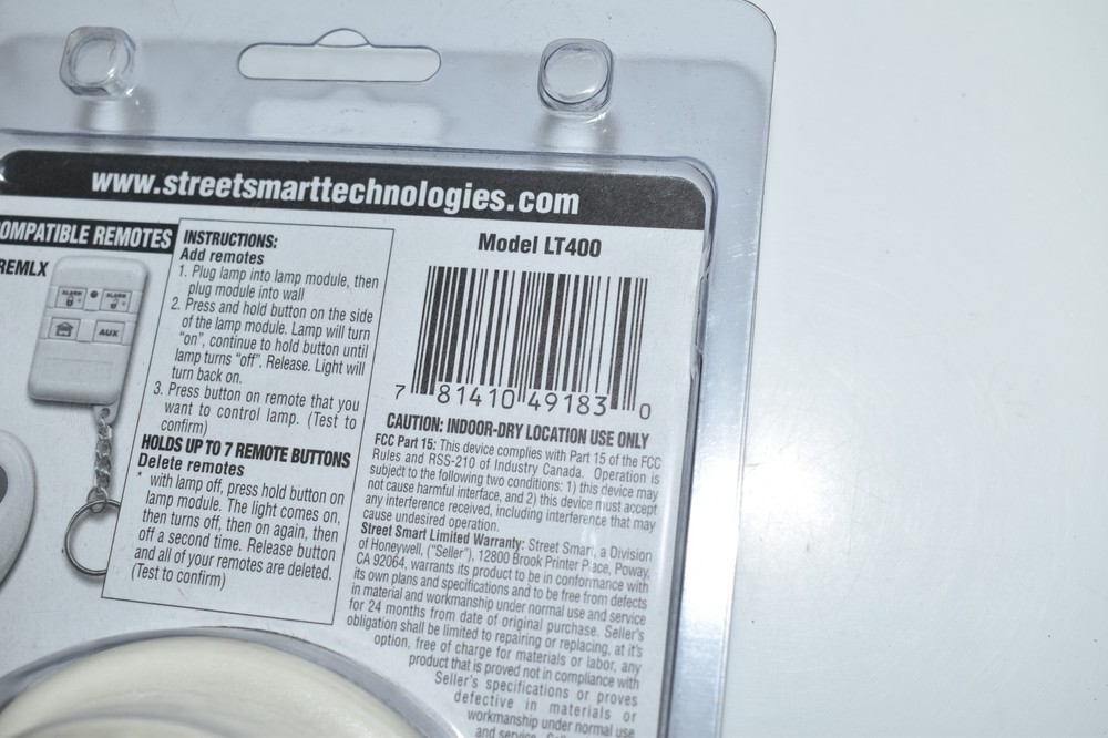 Street Smart Technologies RF Lamp Module LT 400 - New & Sealed (TOL3)