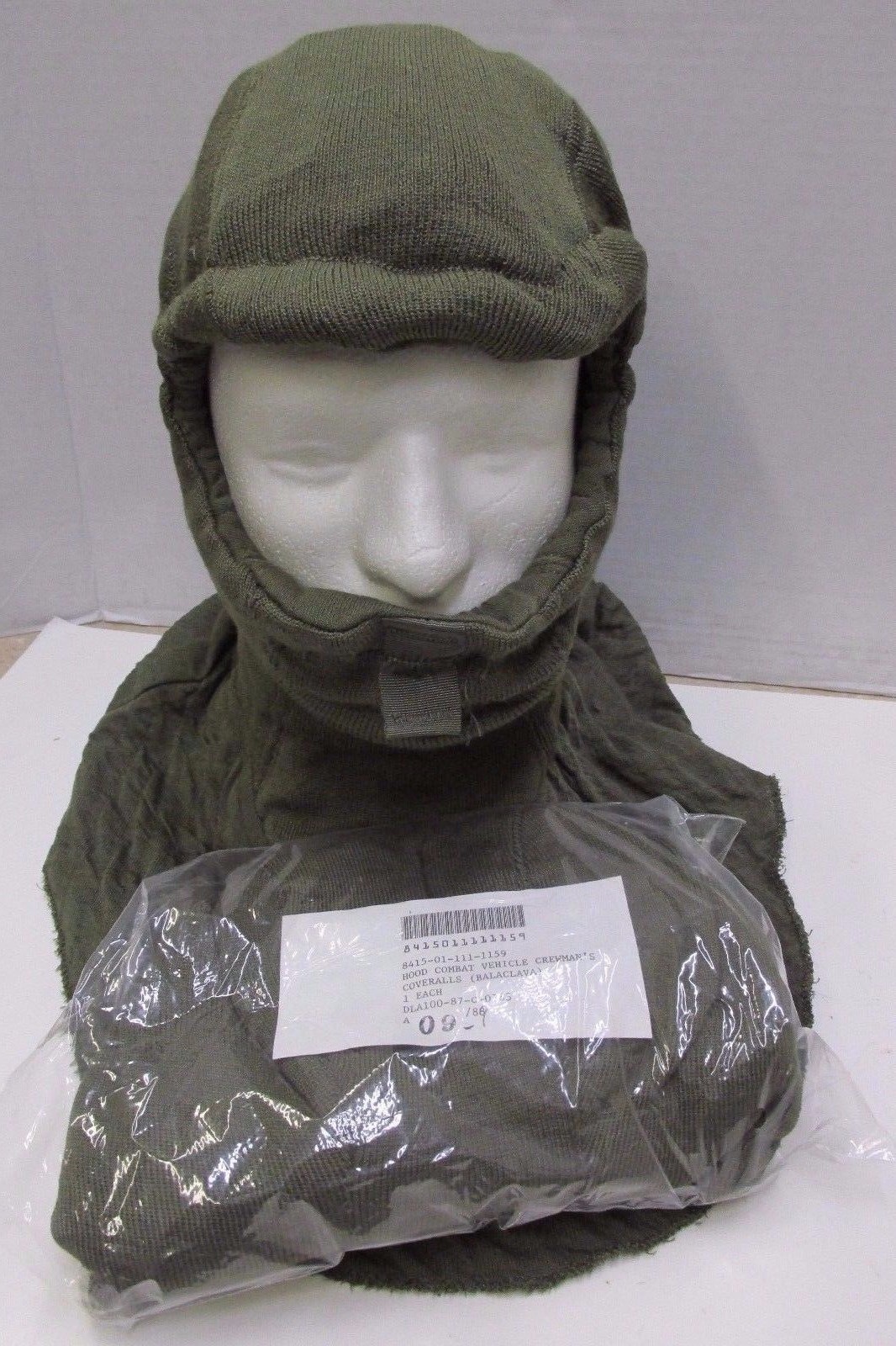 US Military Cold Weather Balaclava Fire Resistant CVC Tanker Combat Vehicle Crew
