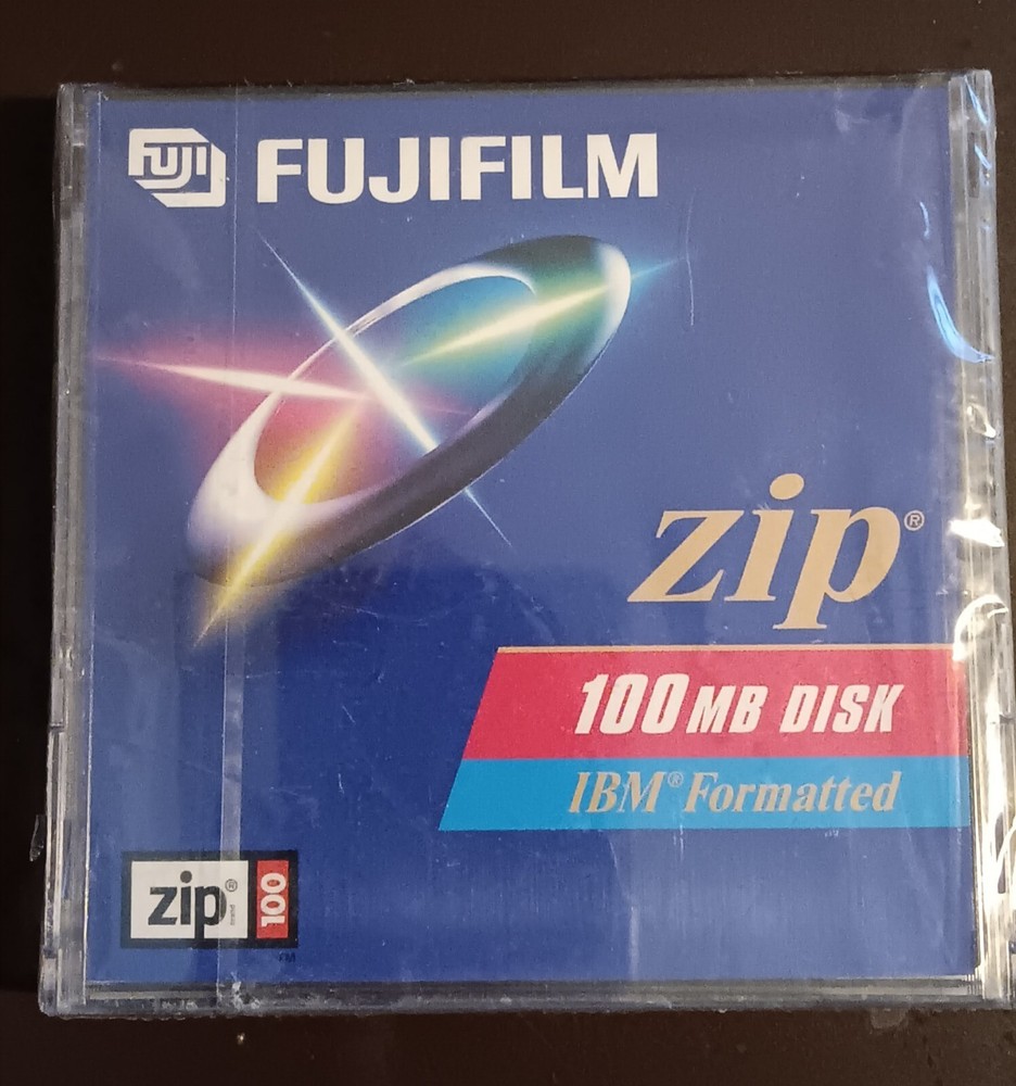 Fujifilm Zip 100 External Disks - 100MB Disk IBM Formatted