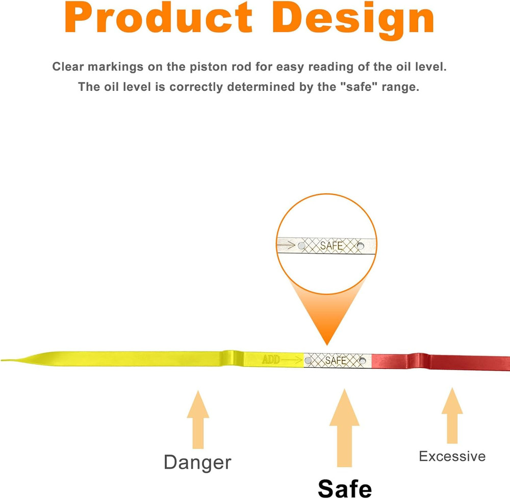 Engine Oil Level Dipstick Fluid Indicator, for 2011-2019 Ram 1500, 2011-2017 Ram