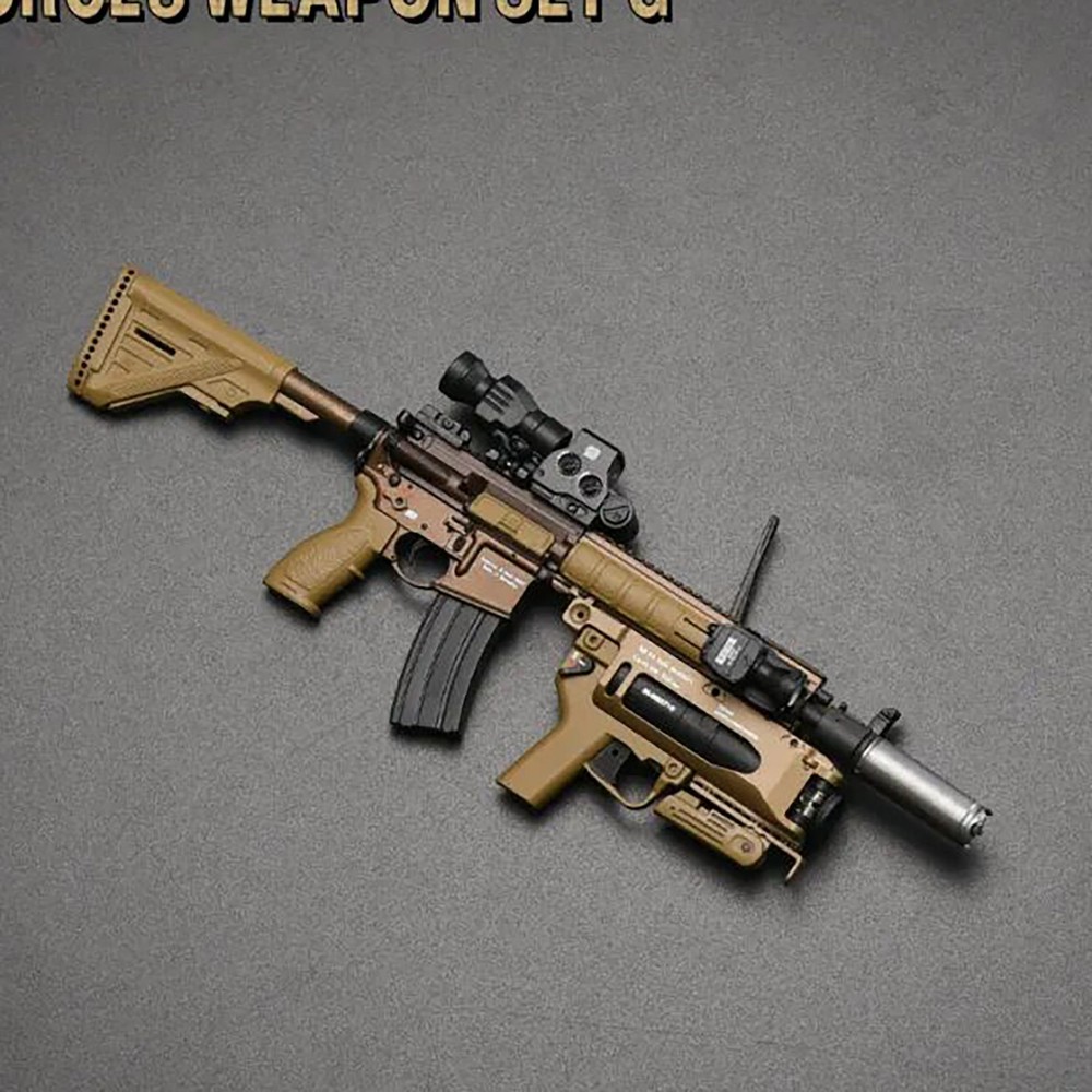 1/6 Scale Solider ES 06047-HK416 Series-Model A-Scope Plastic Model