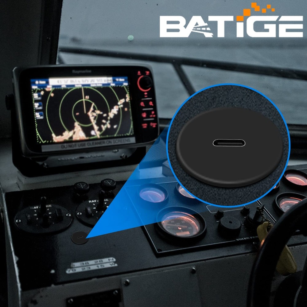 BATIGE Single Port Type C 3.1 Car Flush Mount Cable USB C Panel Mount...