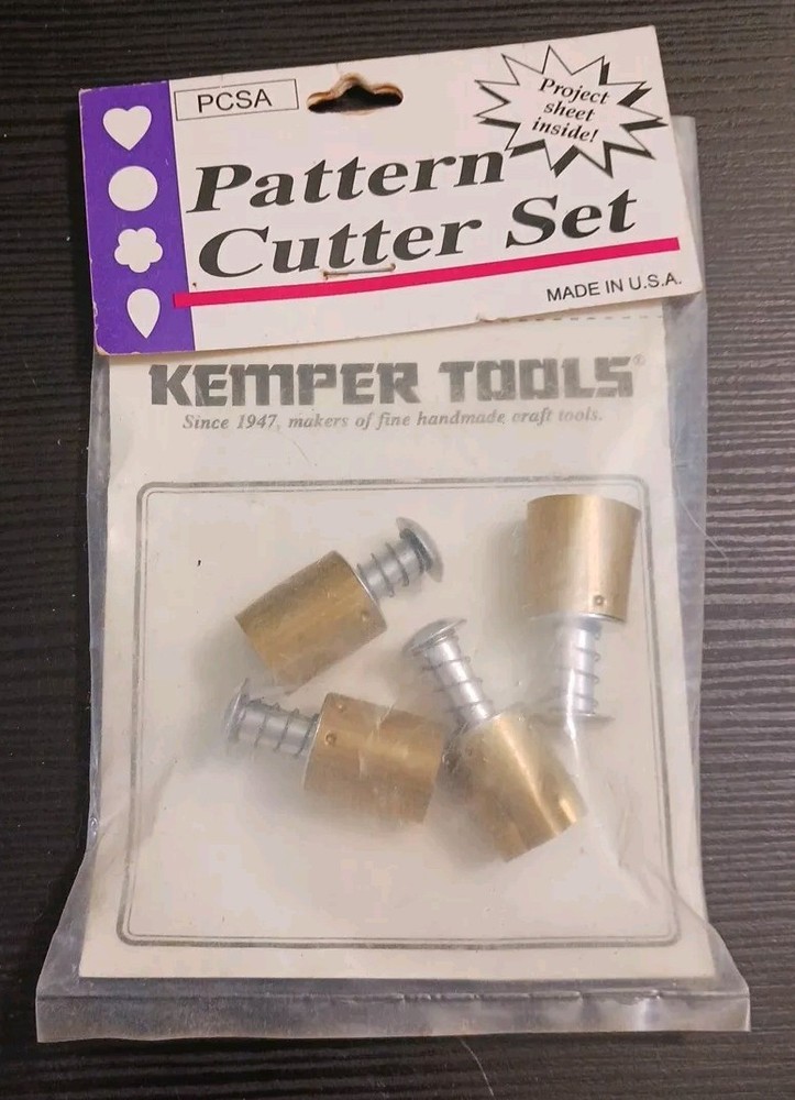 Kemper Tools Clay Cutters Pattern Cutter Set 3/4" Basic Set Made in USA