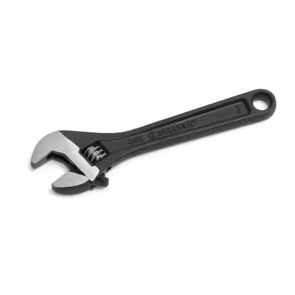 4 In. Black Oxide Adjustable Wrench