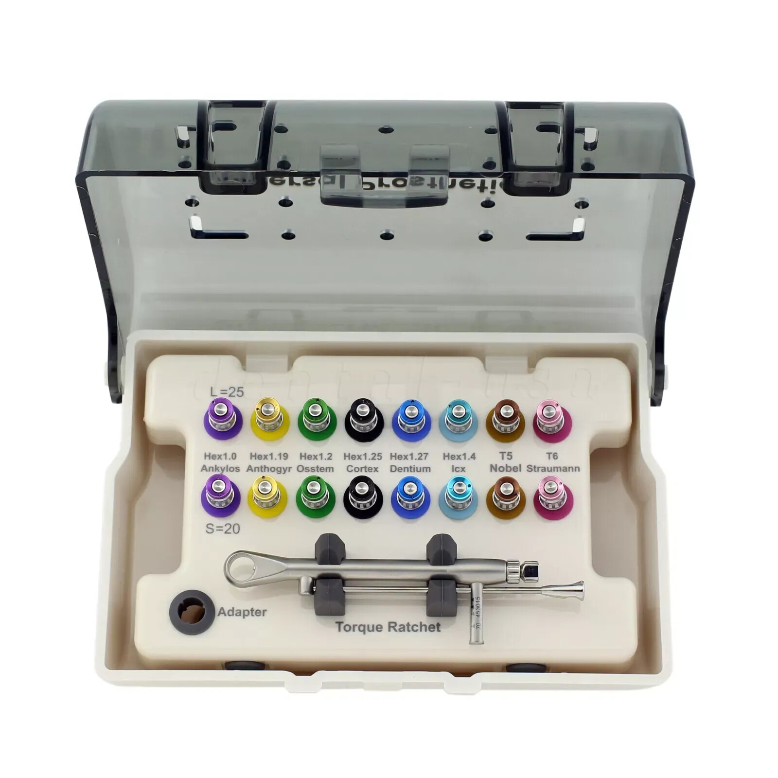 Universal Implant Prosthetic Kit Screwdriver Hex Driver Torque Wrench