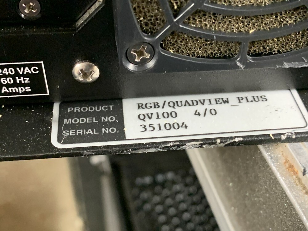 RGB Spectrum Quadview Plus QV100 4/0 - Powers Up