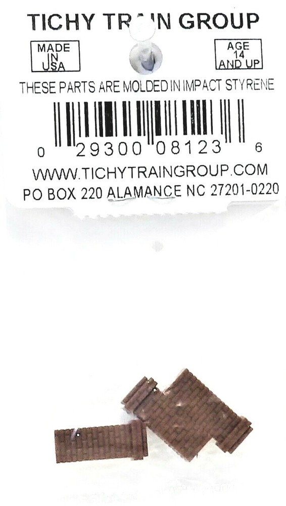HO Scale Tichy Train Group 8123 Brick Chimney w/Open Core pkg (3)