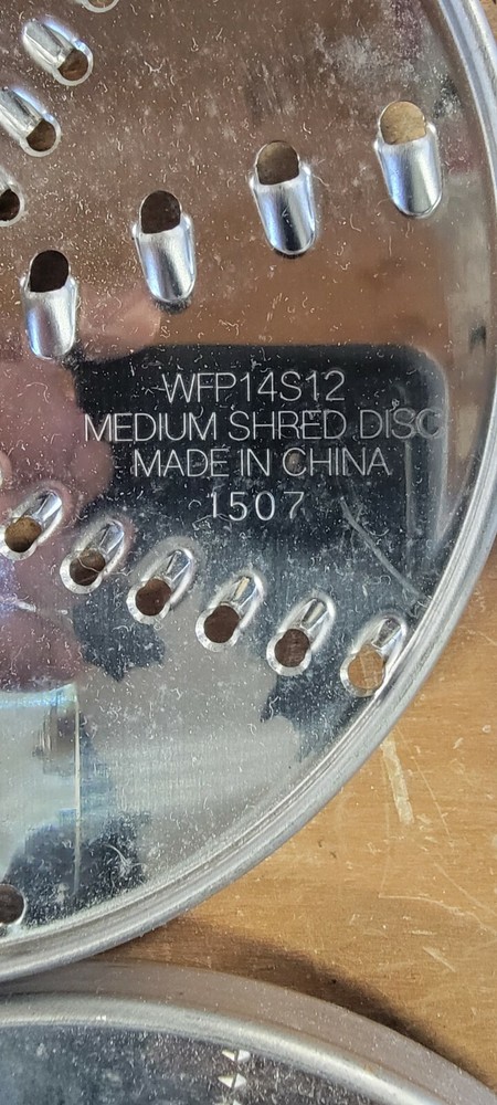 Waring Slicing Disc plus 3 more