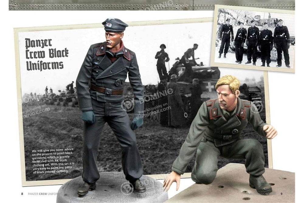 AK Interactive 3G Panzer Crew Black Uniforms Set AK-11622