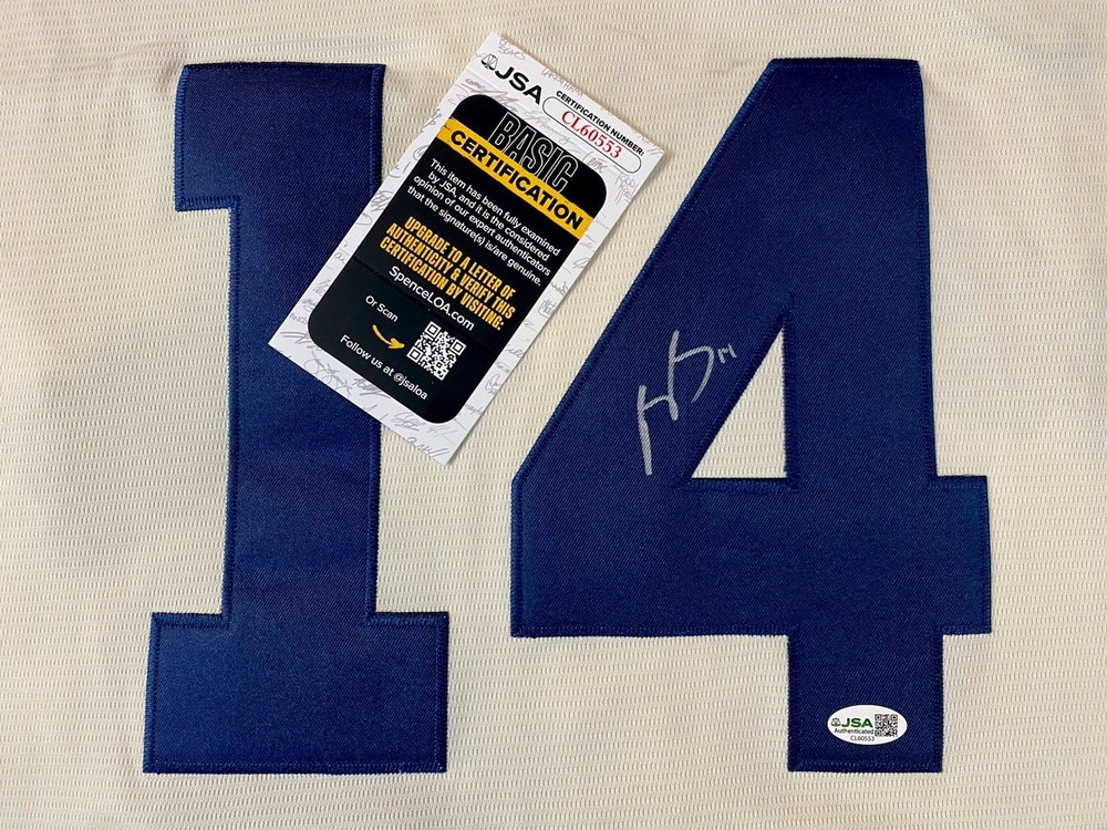 SAN FRANCISCO GIANTS- PATRICK BAILEY AUTOGRAPH NIKE THROWBACK CREAM JERSEY JSA