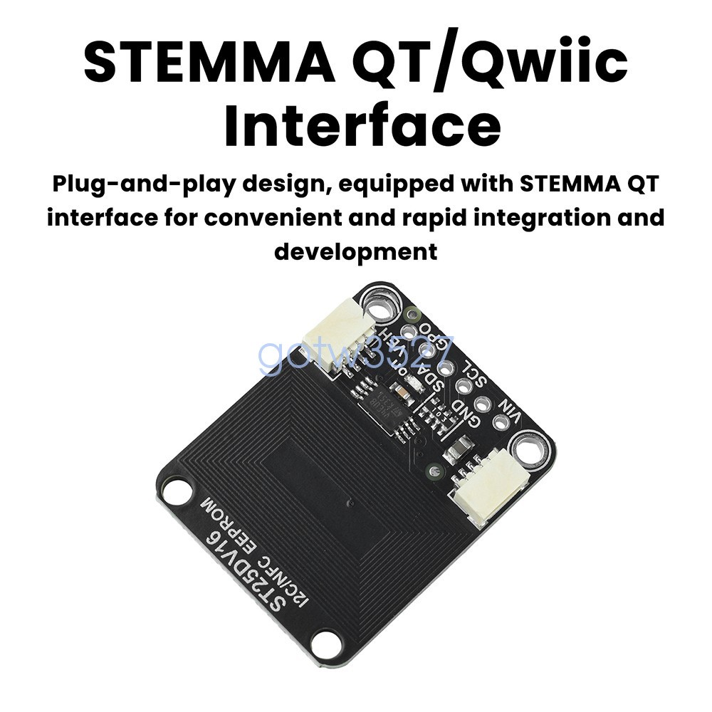 ST25DV16K I2C RFID Dynamic Tag Module RF Module Compatible with STEMMA QT/Qwiic