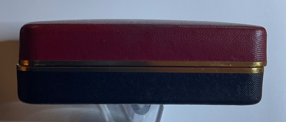 Vintage Belding Corticelli Red/Black Small Box Container Thread Holder