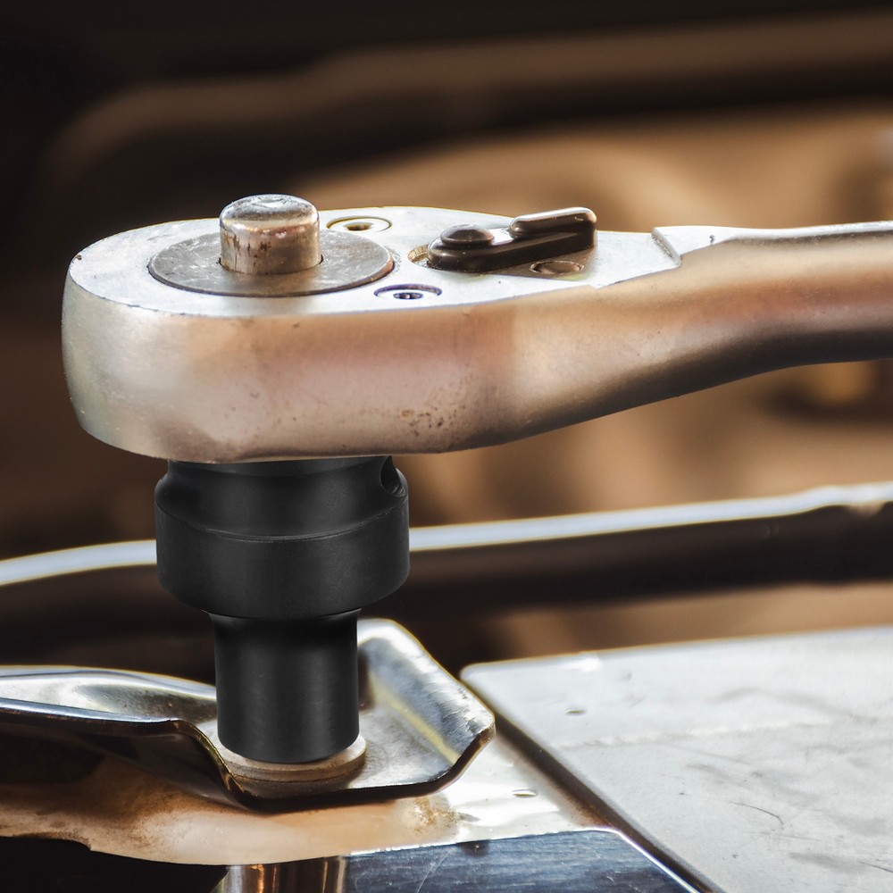 2pcs 4 Point Square Socket 1/2" Drive 8mm Metric CR-MO Impact Wheel Socket