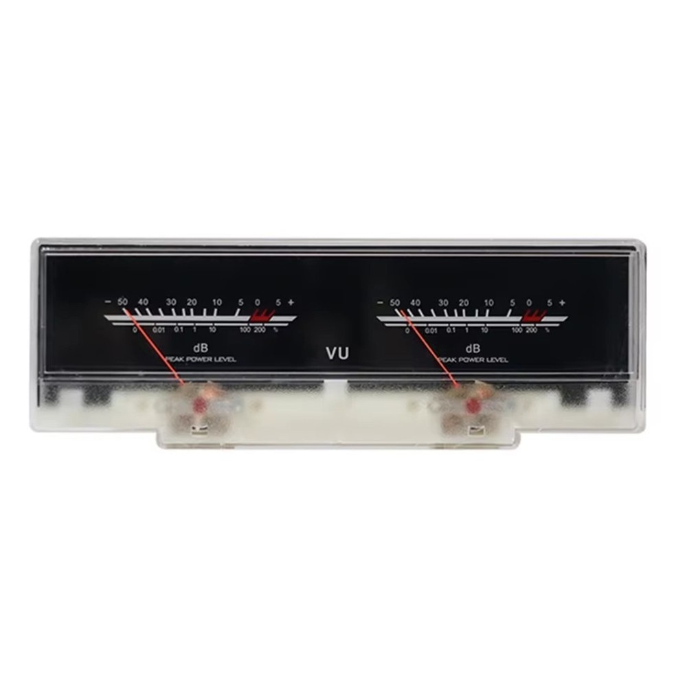 Pointer VU Meter Stereo Audio Amplifier Board DB Sound Level Indicator6819