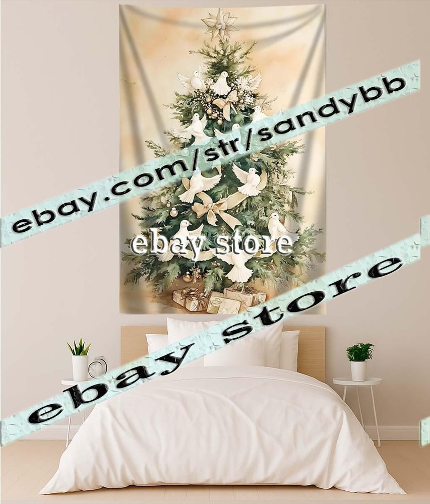Soft Winter Tapestry Elegant Decor 39X59 in