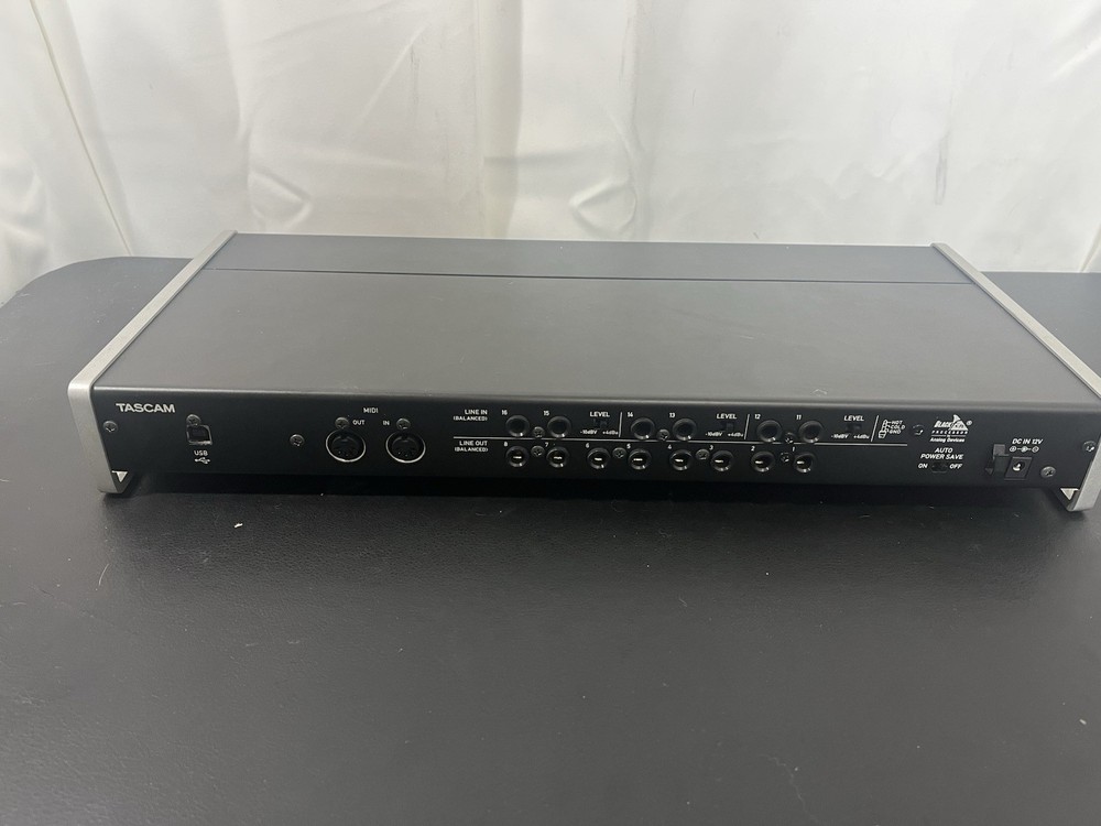 TASCAM US16X08 16-Mic Line Rackmount Audio Interface with MIDI -NOT WORKING READ