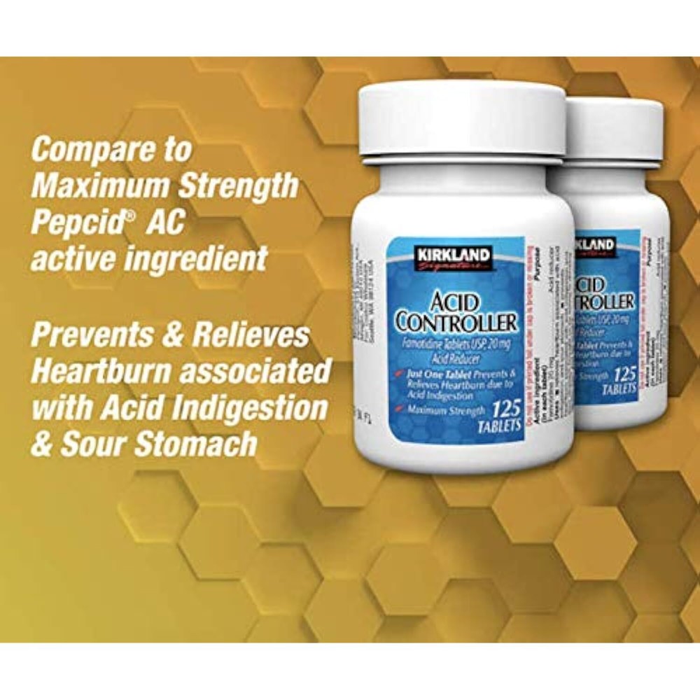 Kirkland Signature Acid Controller 20mg, 250 Count Tablets