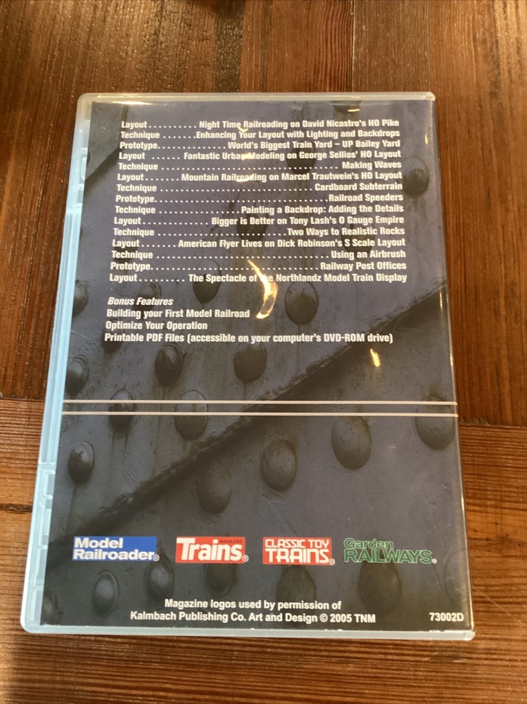 Dream Plan Build DVD Model Train Layouts, Modeling Tips & Prototype Railroads 