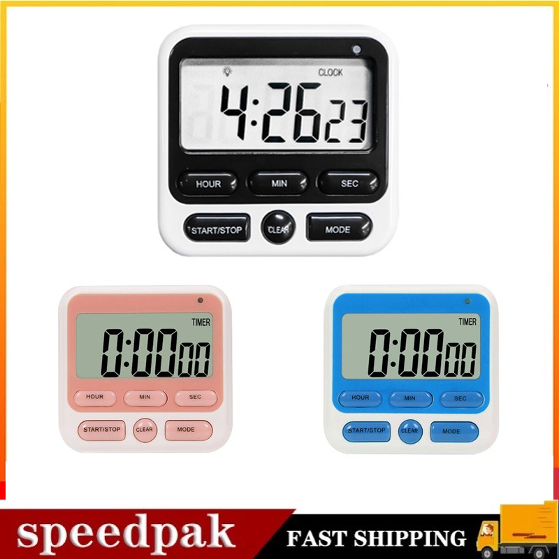 Large LCD Digital Kitchen Cooking Timer Count Down Up Clock Kitchen Tool 8cm