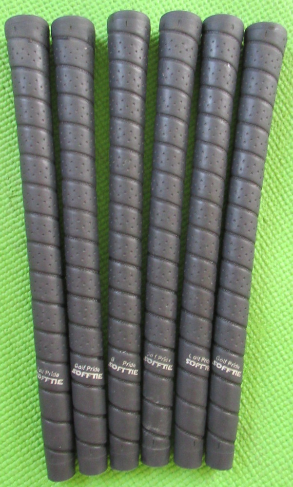 Rare lot set 6  used Golf Pride Softie grip pulls pull offs