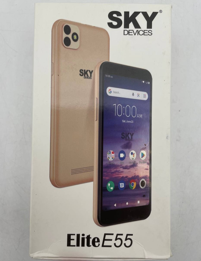 Sky Devices Elite E55 Smartphone 8GB 4G LTE Android 5MP Camera 5.45 in Display