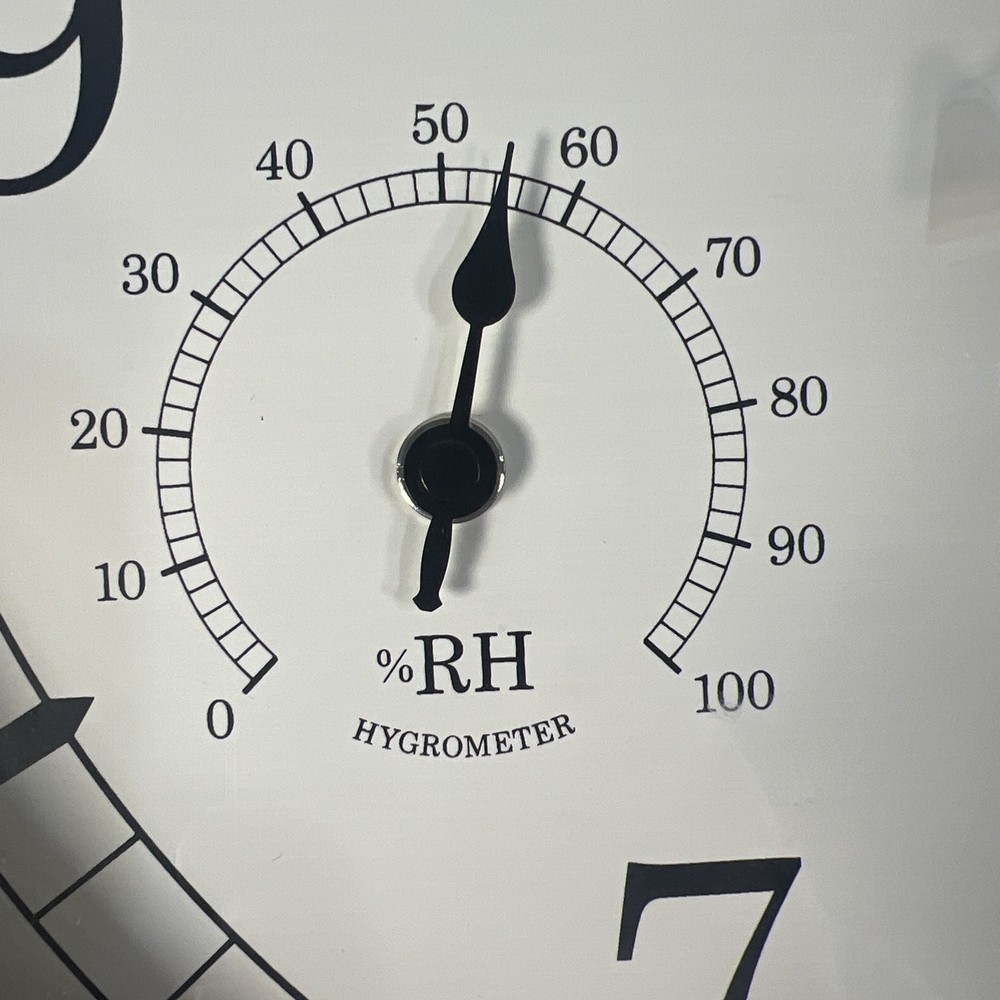 La Crosse Technology Analog Wall Clock Thermometer/Hygrometer Quartz Movement