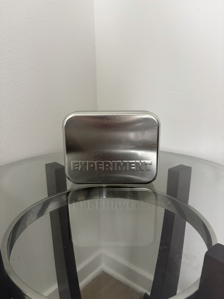 Experiment Beauty Giftable Keepsake Metal Storage Tin Limited Edition Sold Out