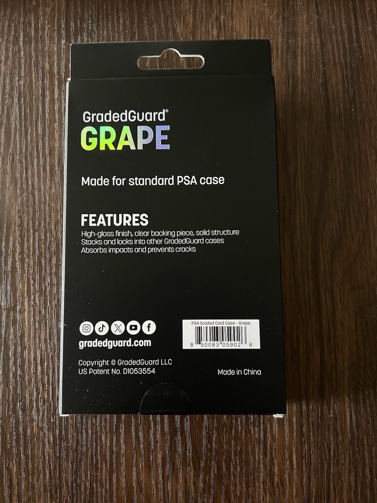 GradedGuard Grape Limited Edition PSA Graded Guard