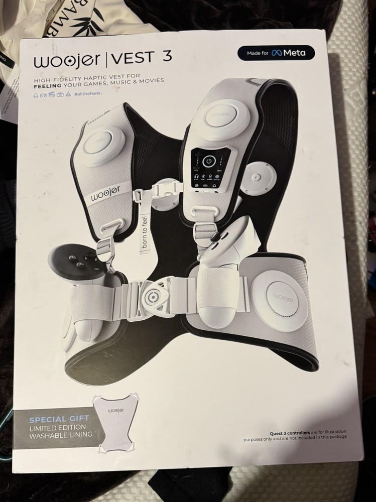 Woojer Vest 3 Haptic Feedback Vest for Meta
