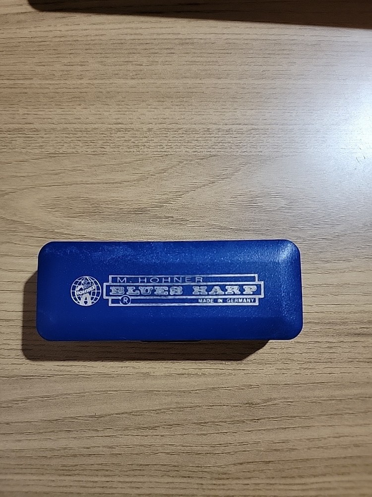 M. HOHNER BLUE HARP.