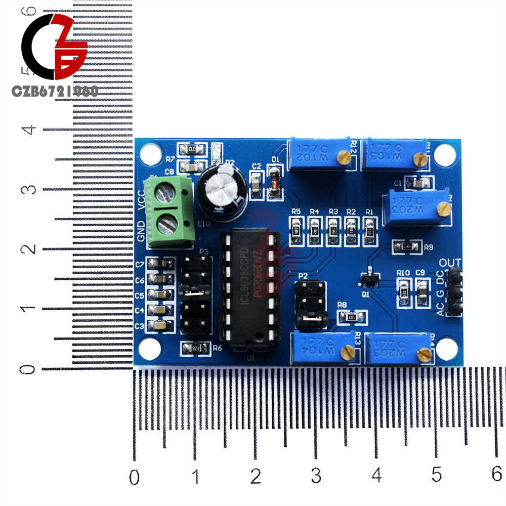 ICL8038 Low/Medium Frequency Waveform Signal Generator Signal Source Sine Wave