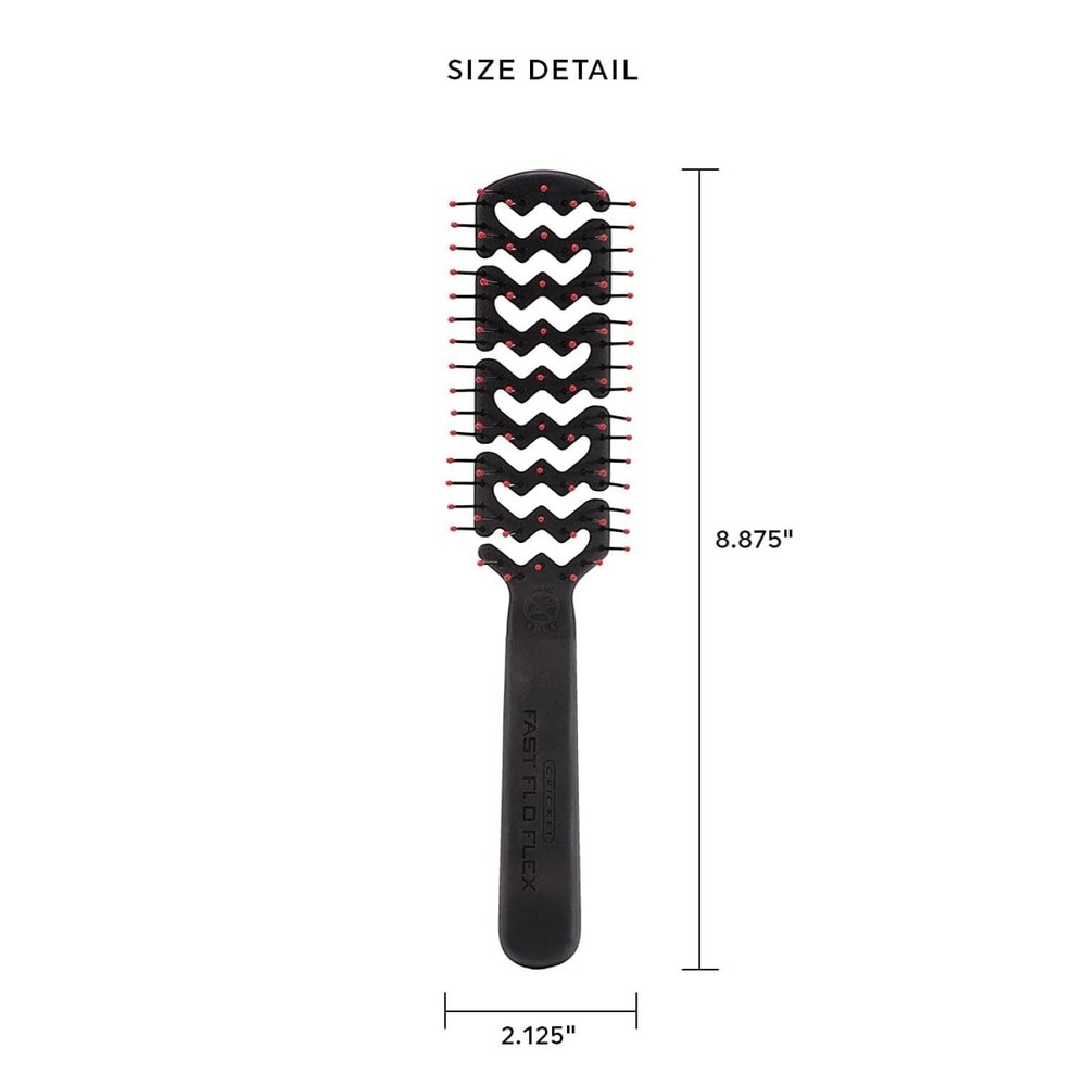 Cricket Static Free Fast Flo Flex Vent Hair Brush
