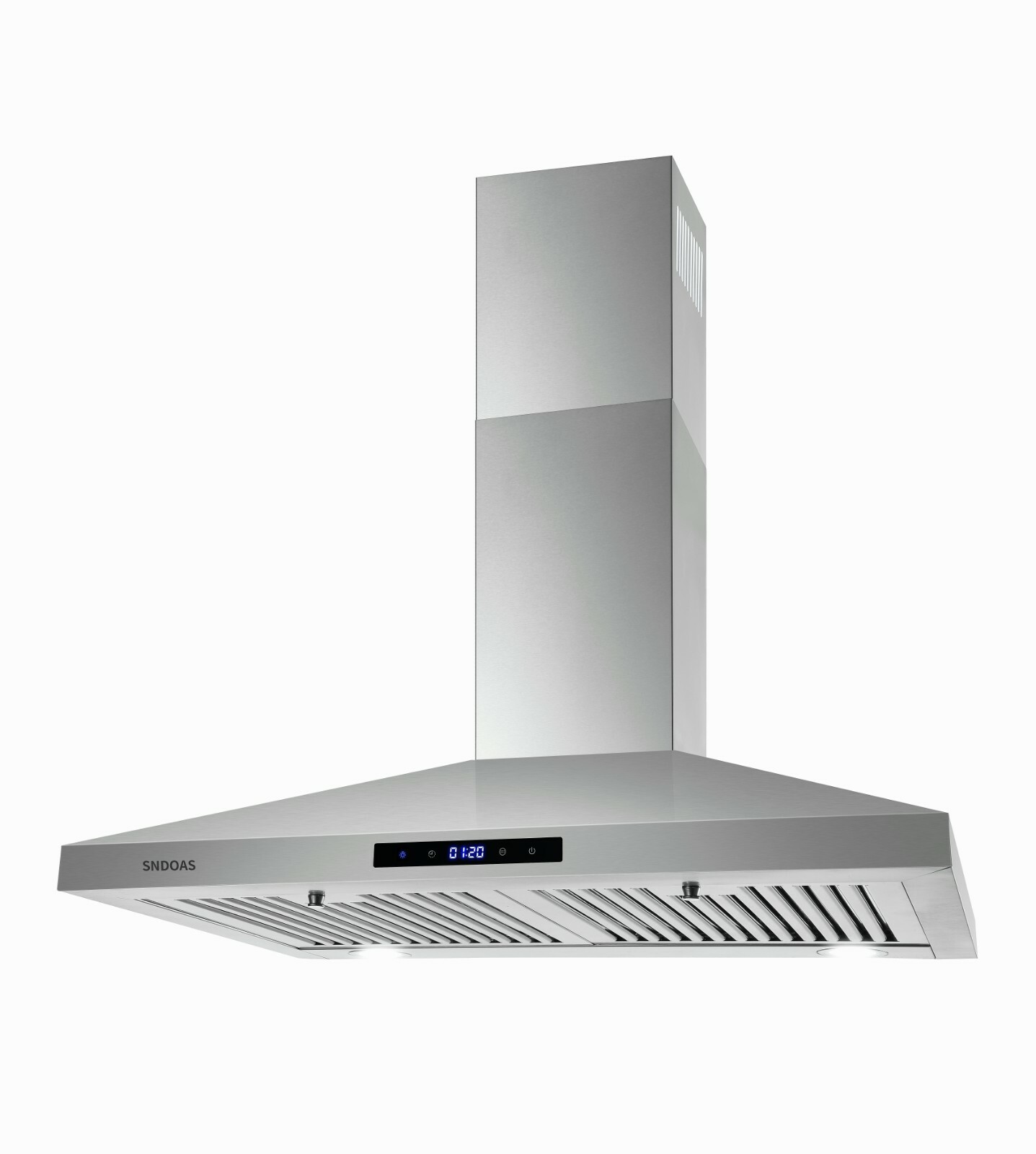 30 Inch Wall Mount Kitchen Hood 450 CFM Range Hood Stove Vented Hood Exhaust Fan