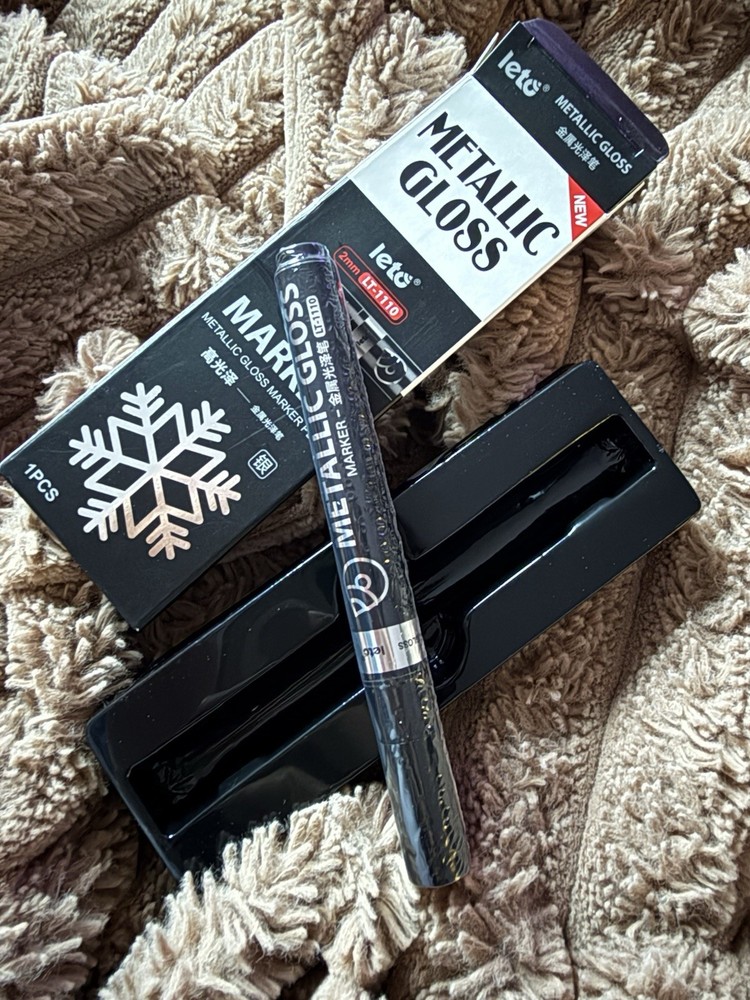 Oil-based Chrome Marker Pen High Gloss Silver 2 mm