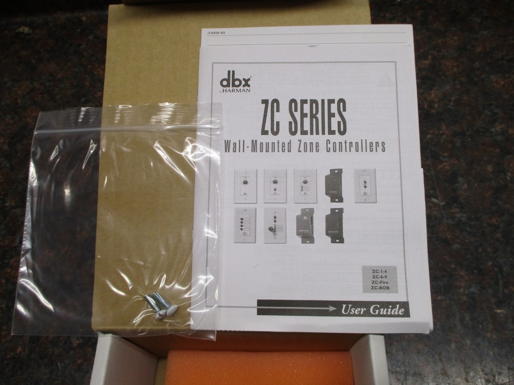 NEW DBX ZC9 Wall-mounted Zone Controller - 8-position Switch FREE SHIPPING