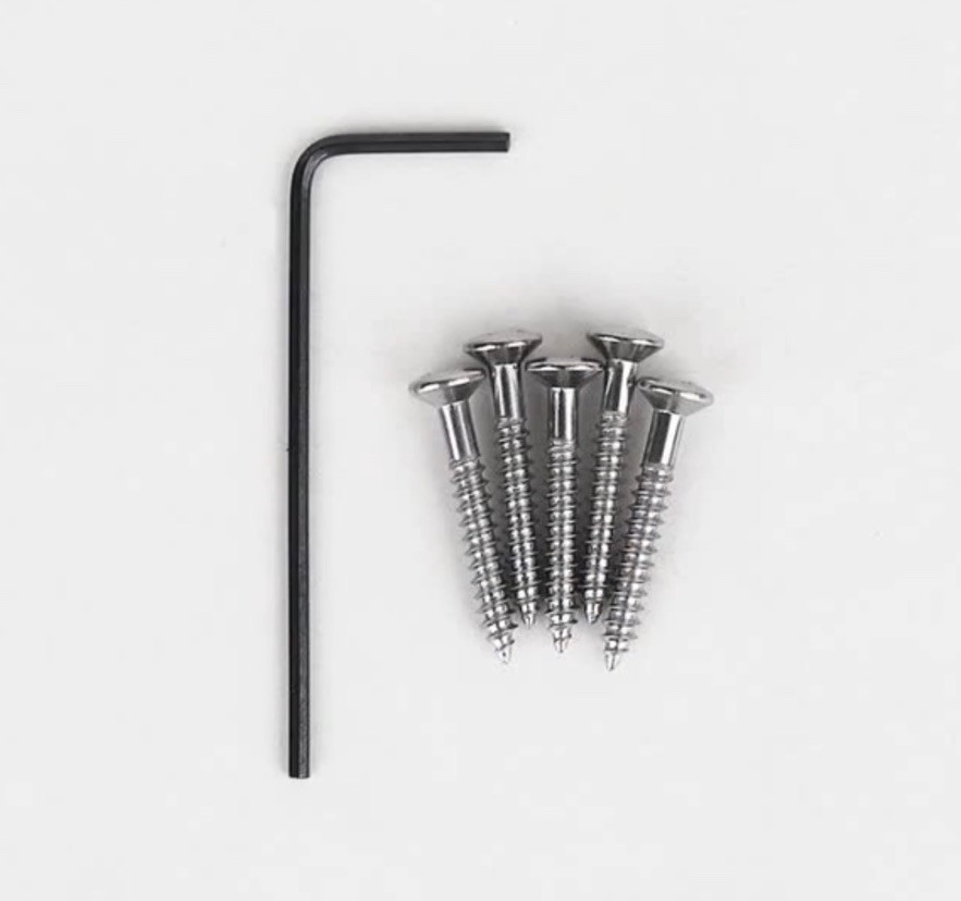 Replacement P-BASS BRIDGE Chrome Assembly - Smooth Adjustment - Himass Look