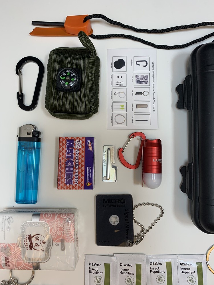 Emergency Survival Cargo Pocket / Back Pack- Survival Kit